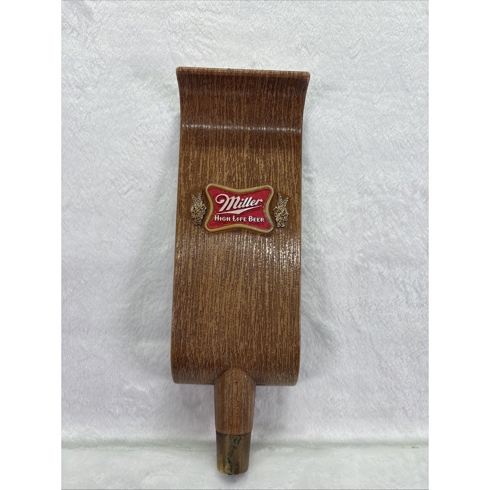 Vintage Miller High Life Beer Tap Handle Breweriana Man Cave Barware